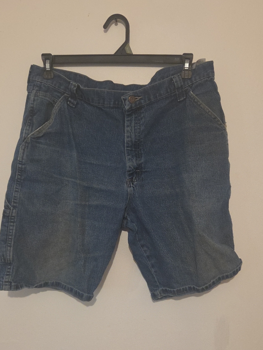 Wrangler Men's Dark Blue Denim Shorts